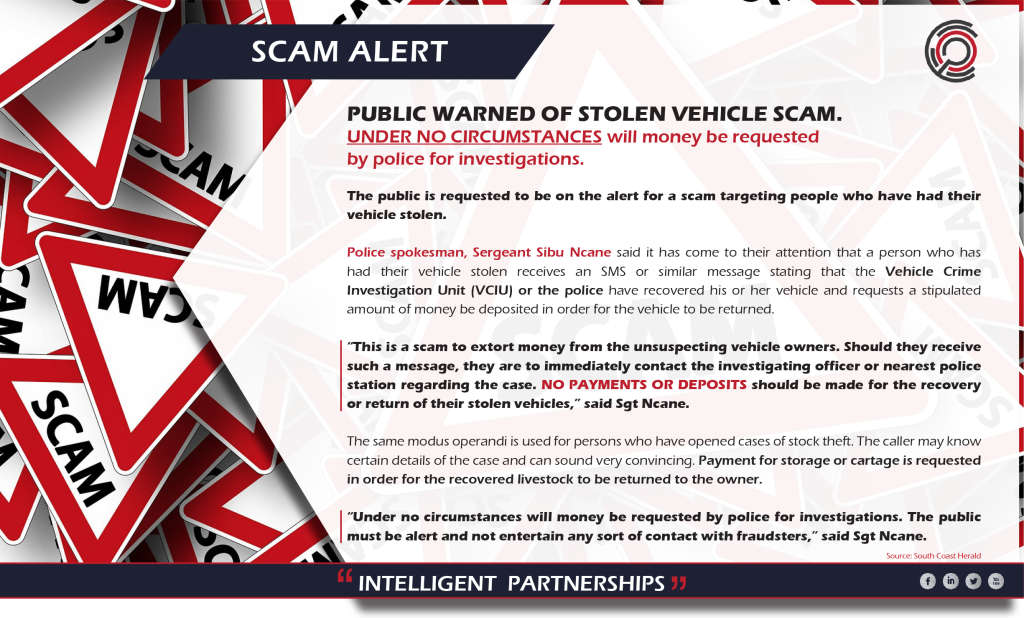 Scam Alert Public Warned Of Stolen Vehicle Scam Web